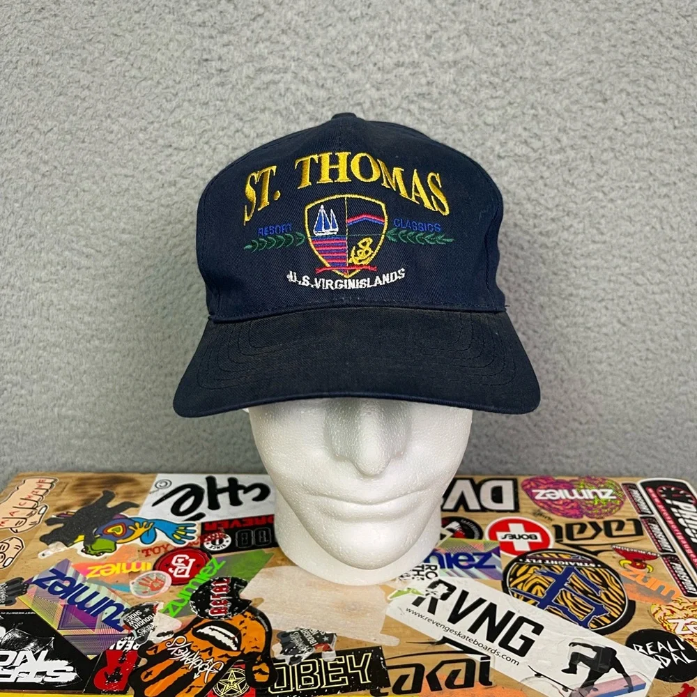 Vintage 90s ST.‎ Thomas SnapBack hat